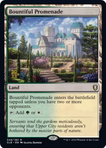 Bountiful Promenade (348), Prerelease Cards — Magic card price