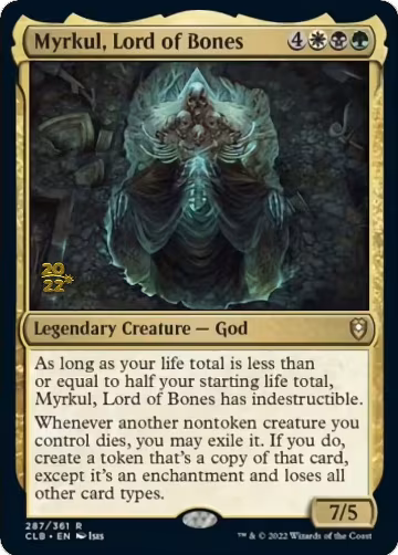 Myrkul, Lord of Bones (287), Prerelease Cards — Magic card price