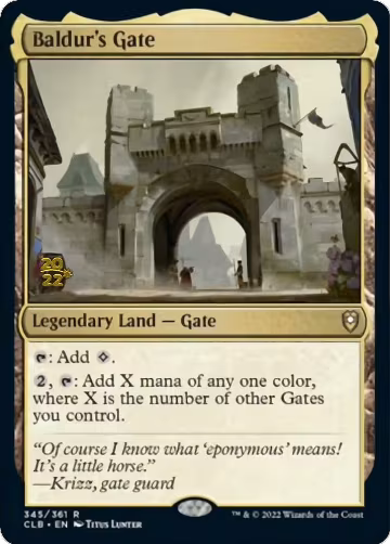 Baldur's Gate (345), Prerelease Cards — Magic card price