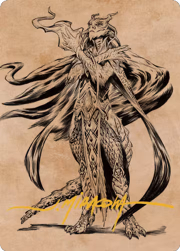 Lozhan, Dragons' Legacy Art Card (Gold-Stamped Signature) (69), Art Series: Commander Legends: Battle for Baldur's Gate — Magic card price