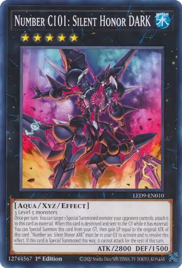 Number C101: Silent Honor DARK (LED9-EN010), Legendary Duelists: Duels From the Deep — Yu-Gi-Oh! card price