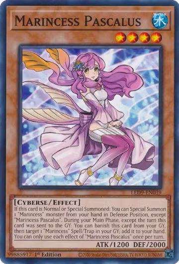 Marincess Pascalus (LED9-EN039), Legendary Duelists: Duels From the Deep — Yu-Gi-Oh! card price