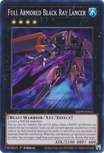 Full Armored Black Ray Lancer (LED9-EN012), Legendary Duelists: Duels From the Deep — Yu-Gi-Oh! card price