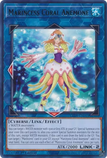 Marincess Coral Anemone (LED9-EN041), Legendary Duelists: Duels From the Deep — Yu-Gi-Oh! card price