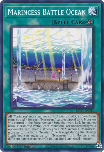 Marincess Battle Ocean (LED9-EN044), Legendary Duelists: Duels From the Deep — Yu-Gi-Oh! card price