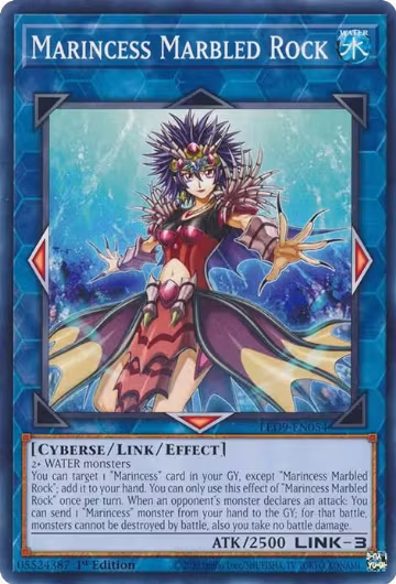 Marincess Marbled Rock (LED9-EN054), Legendary Duelists: Duels From the Deep — Yu-Gi-Oh! card price