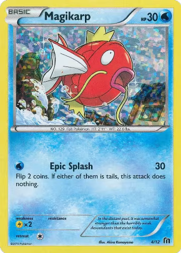 Magikarp - 4/12 (004/012) — card price
