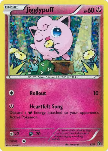 Jigglypuff - 8/12 (008/012), McDonald's Promos 2016 — Pokémon card price