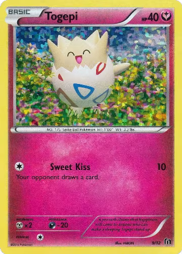 Togepi - 9/12 (009/012), McDonald's Promos 2016 — Pokémon card price
