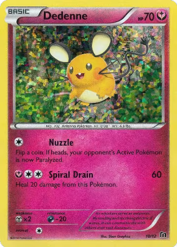 Dedenne - 10/12 (010/012), McDonald's Promos 2016 — Pokémon card price
