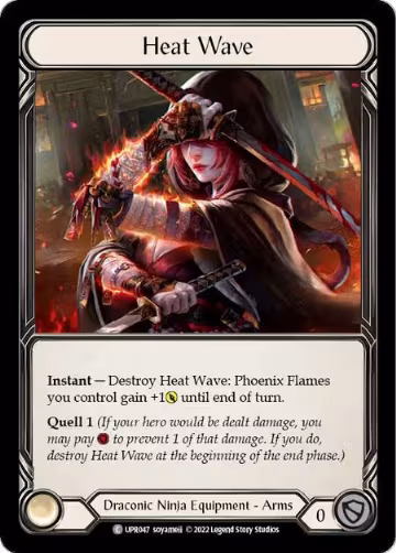 Heat Wave (UPR047), Uprising — Flesh & Blood card price