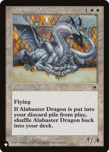 Alabaster Dragon, The List Reprints — Magic card price