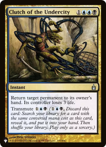 Clutch of the Undercity (197/306), The List Reprints — Magic card price