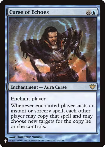 Curse of Echoes (34/158), The List Reprints — Magic card price