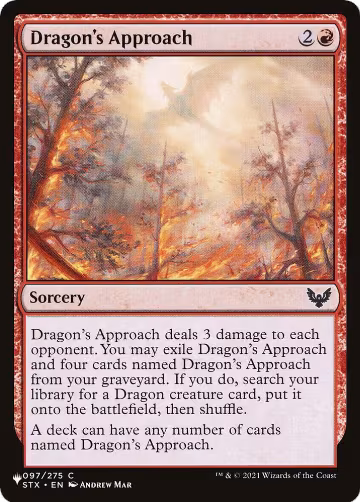 Dragon's Approach (097/275), The List Reprints — Magic card price