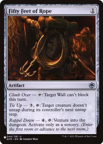 Fifty Feet of Rope (244/281), The List Reprints — Magic card price