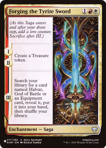 Forging the Tyrite Sword (211/285), The List Reprints — Magic card price