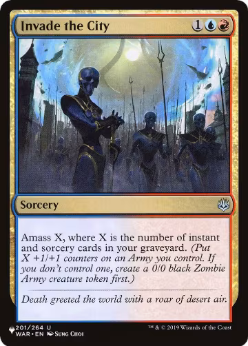 Invade the City (201/264), The List Reprints — Magic card price