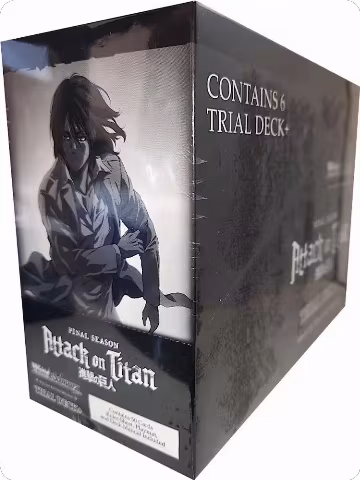 Attack on Titan: Final Season Trial Deck+ Display, Attack On Titan: Final Season — Weiß Schwarz sealed product price