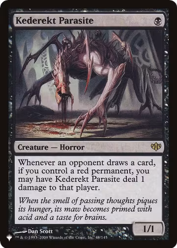Kederekt Parasite (48/145), The List Reprints — Magic card price