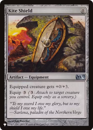 Kite Shield (210/249), The List Reprints — Magic card price