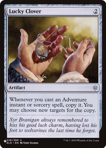 Lucky Clover (226/269), The List Reprints — Magic card price