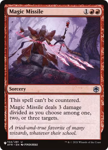 Magic Missile (154/281), The List Reprints — Magic card price