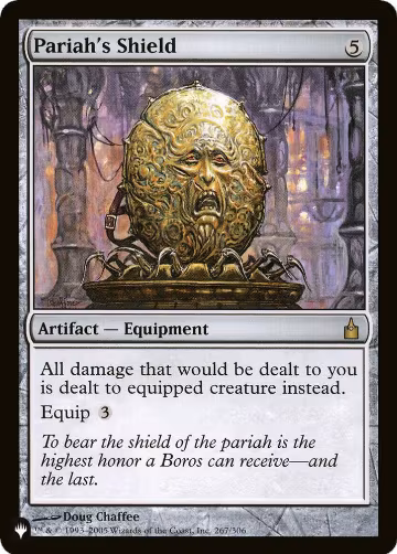 Pariah's Shield (267/306), The List Reprints — Magic card price
