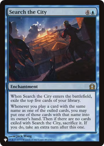 Search the City (49/274), The List Reprints — Magic card price