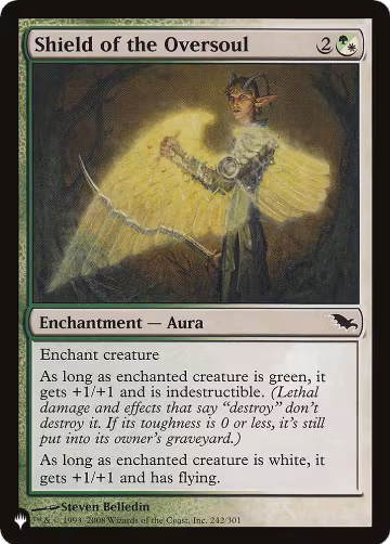 Shield of the Oversoul (242/301), The List Reprints — Magic card price