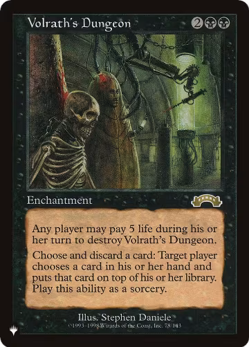 Volrath's Dungeon (78/143), The List Reprints — Magic card price