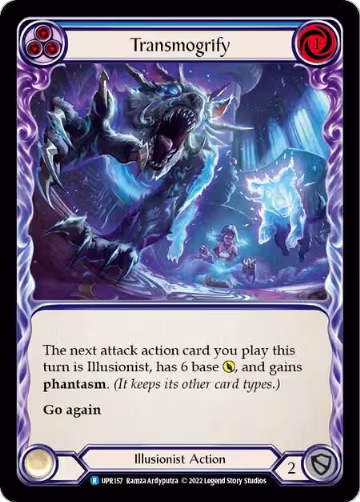 Transmogrify (Blue) (UPR157), Uprising — Flesh & Blood card price