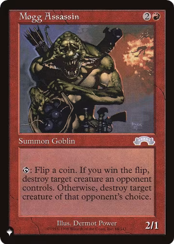 Mogg Assassin (88), The List Reprints — Magic card price