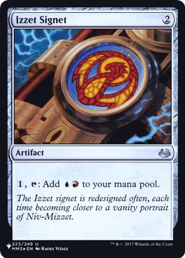 Izzet Signet (223), The List Reprints — Magic card price