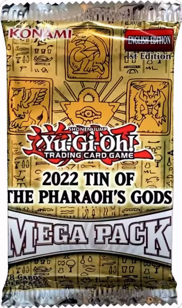 2022 Tin of the Pharaoh's Gods Mega Pack, 2022 Tin of the Pharaoh's Gods — Yu-Gi-Oh! sealed product price