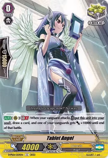 Tablet Angel (D-PS01/059EN), D-PS01: P Clan Collection 2022 — Vanguard card price