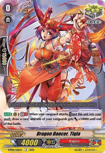 Dragon Dancer, Tiqla (D-PS01/061EN), D-PS01: P Clan Collection 2022 — Vanguard card price