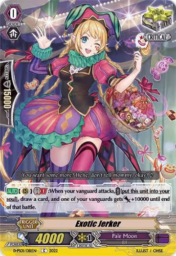 Exotic Jerker (D-PS01/081EN), D-PS01: P Clan Collection 2022 — Vanguard card price