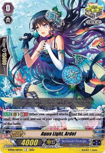 Aqua Light, Ardel (D-PS01/087EN), D-PS01: P Clan Collection 2022 — Vanguard card price