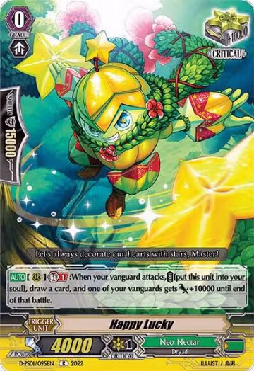 Happy Lucky (D-PS01/095EN), D-PS01: P Clan Collection 2022 — Vanguard card price