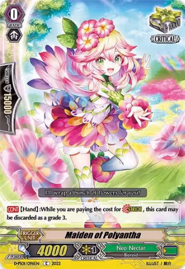 Maiden of Polyantha (D-PS01/096EN), D-PS01: P Clan Collection 2022 — Vanguard card price