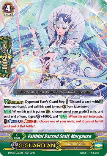 Faithful Sacred Staff, Morgause (D-PS01/025EN), D-PS01: P Clan Collection 2022 — Vanguard card price