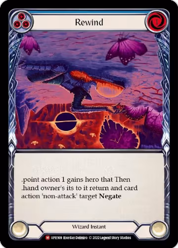 Rewind (Alternate Art) (UPR169), Uprising — Flesh & Blood card price