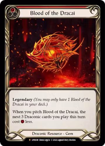 Blood of the Dracai (UPR000) — card price