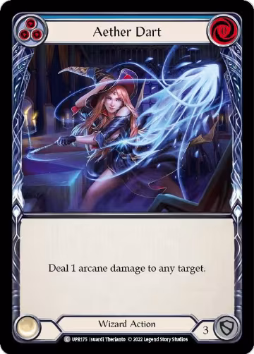 Aether Dart (Blue) (UPR175), Uprising — Flesh & Blood card price