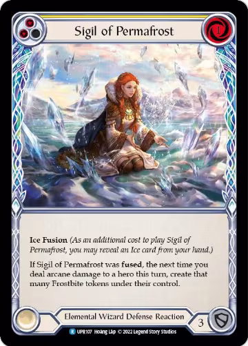Sigil of Permafrost (Yellow) (UPR107), Uprising — Flesh & Blood card price