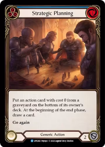 Strategic Planning (Blue) (UPR202), Uprising — Flesh & Blood card price