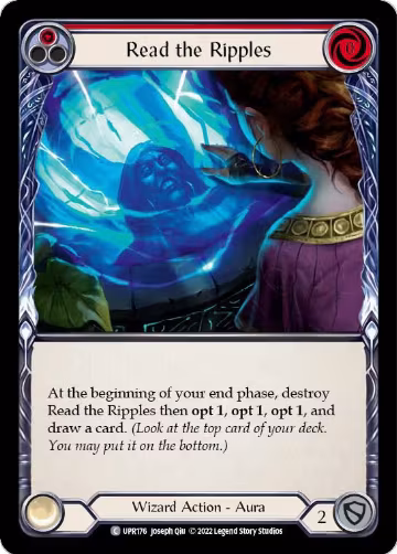 Read the Ripples (Red) (UPR176), Uprising — Flesh & Blood card price