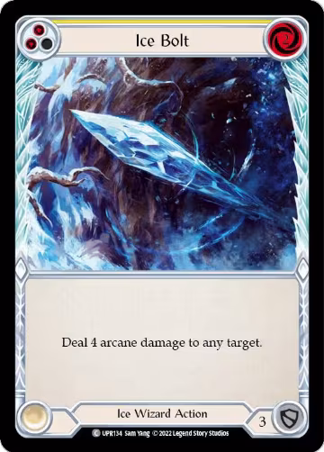 Ice Bolt (Yellow) (UPR134), Uprising — Flesh & Blood card price