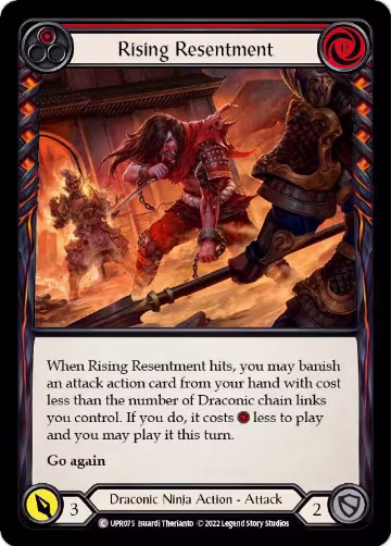 Rising Resentment (Red) (UPR075), Uprising — Flesh & Blood card price